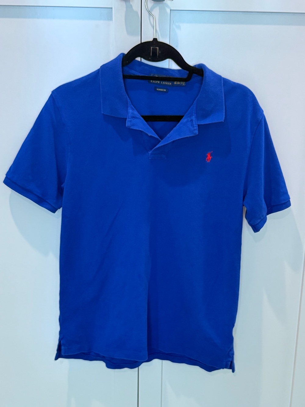 Ralph Lauren Royal Blue Polo with Red Logo